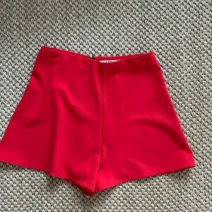 Alice and Olivia Red Shorts size 0